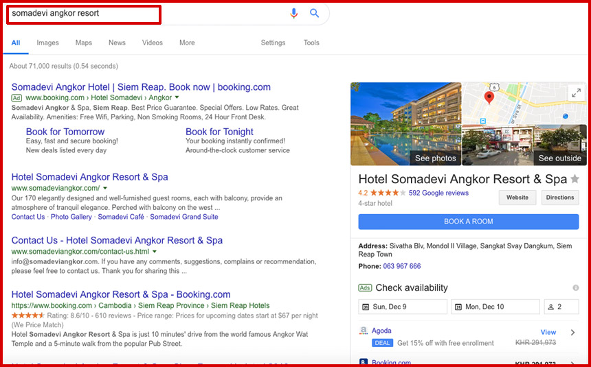 Google Map Listing