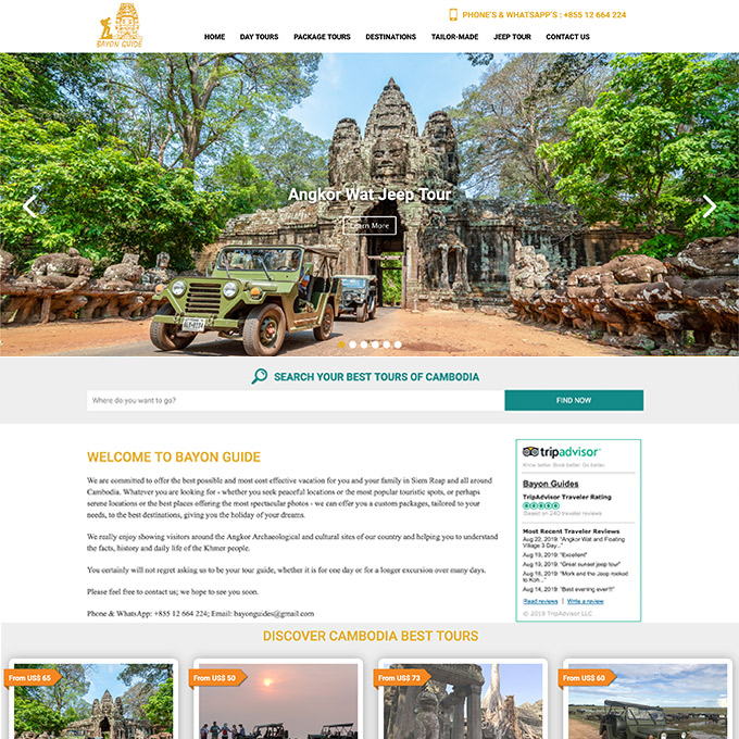 Bayon Guide in Siem Reap