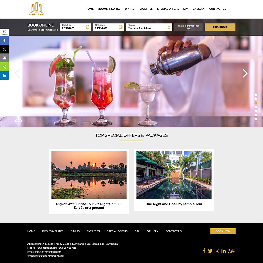 Central Night Hotel in Siem Reap