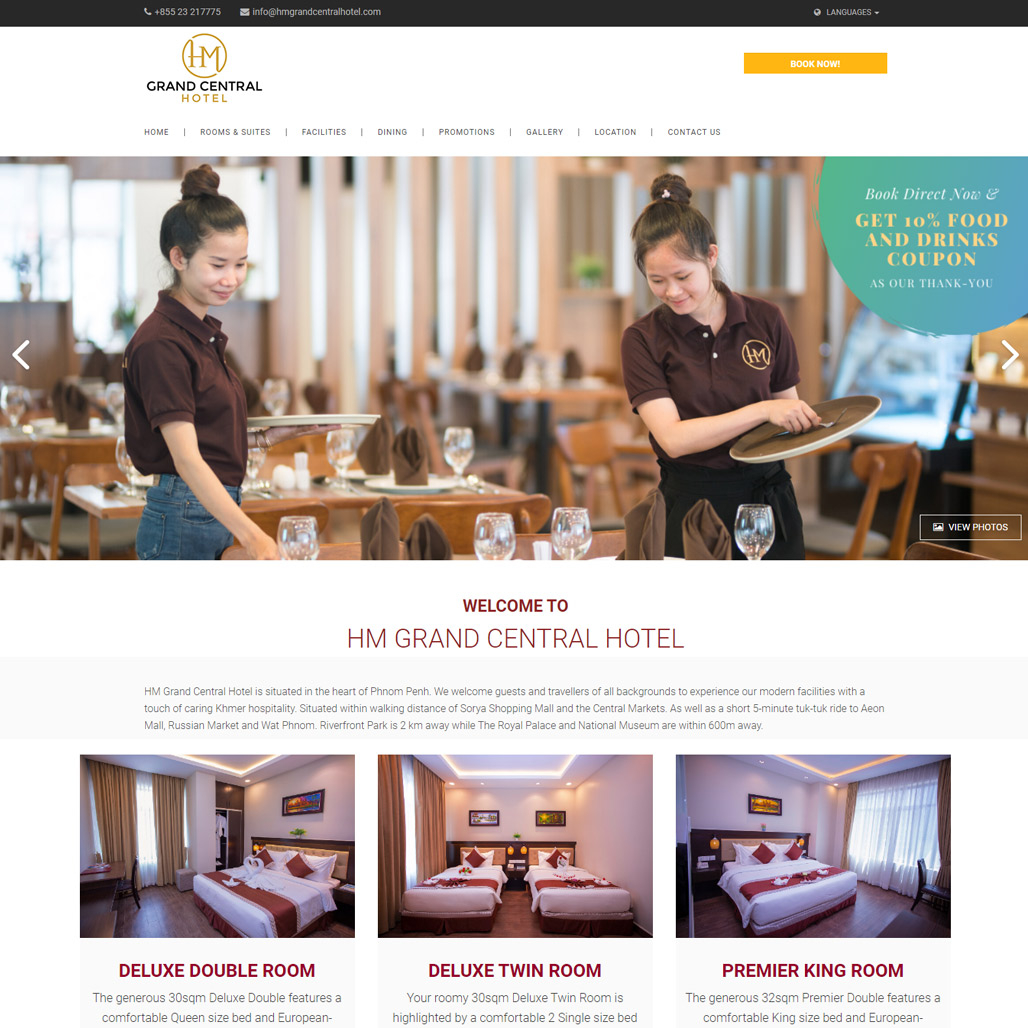 HM Grand Central Hotel in Phnom Penh